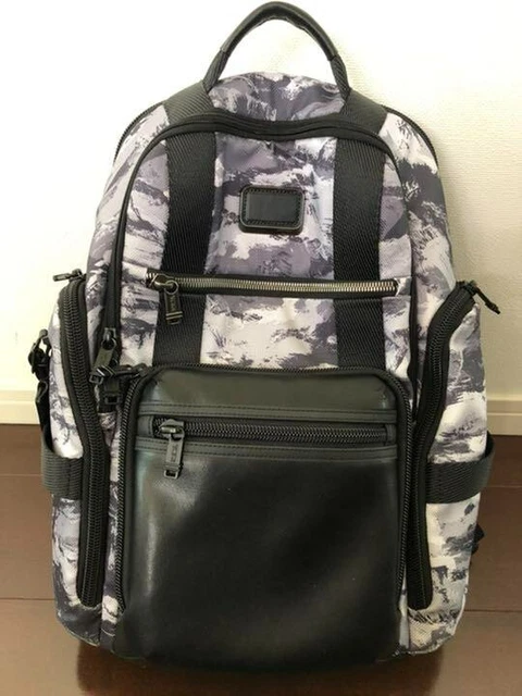 Tumi Alpha Bravo Sheppard Deluxe BFPK Backpack Arctic Restoration 232389ARC USED