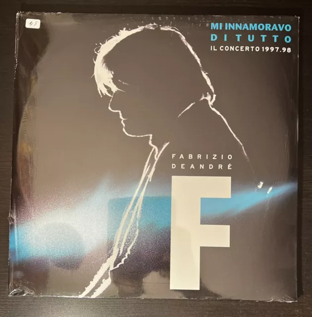 fabrizio de andré In Concerto 1997.98 M’innamoravo Di Tutto 3 LP