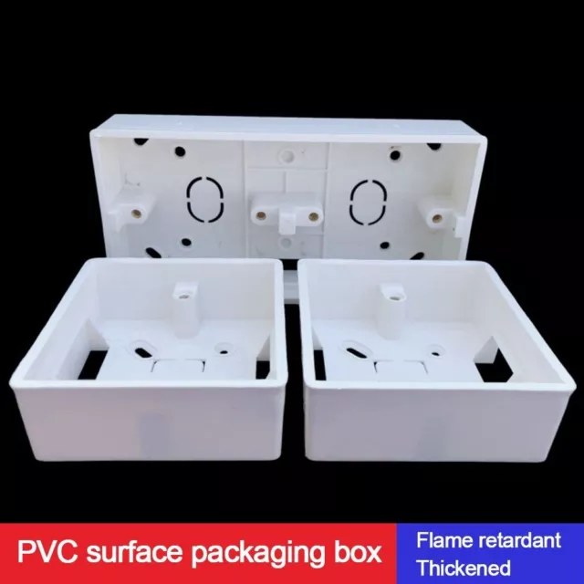 Plastic PVC 86 Type Switch Socket Box  Switch And Socket Apply