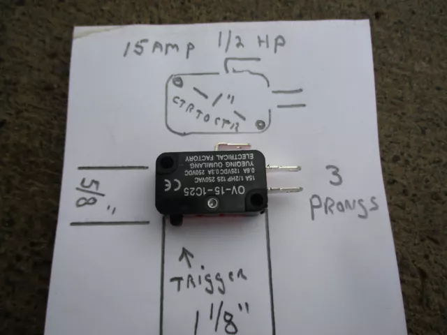 On Off Switch Trigger Assembly For SOME 7 1/4 10 12 Inch Compound Miter Saws