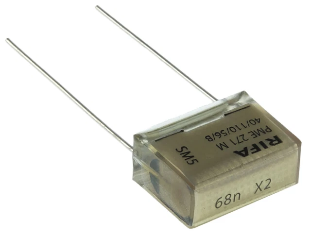 Condensateur RIFA PME 271 M X2 - 0.015µF (15nF) 275V - Pour Soudage - Neuf, Garantie 2 Ans