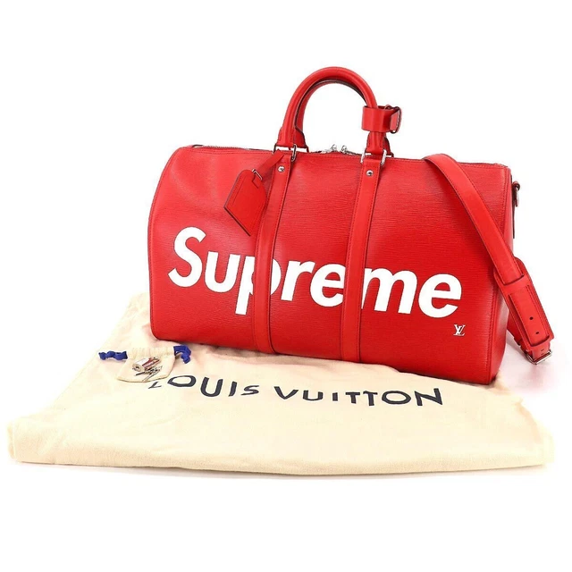 Supreme x Louis Vuitton Slender Wallet Epi Red (LVSU048) One Size 