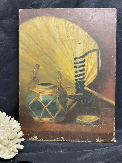 Late 19th / Early 20th Century Oil on Canvas - Still Life Oriental Study