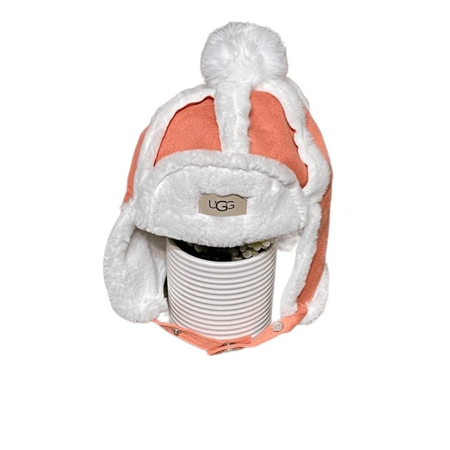 New Toddler Winter Warm Plush Coral Ear Flap Muff Hat