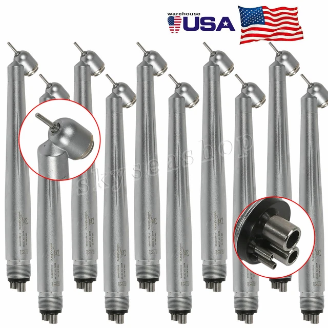 10 Yabangbang Dental 45 Degree Surgical High Speed Handpiece Push Button 4H us-k
