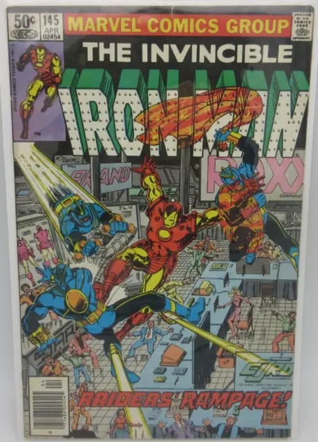 The Invincible Iron Man #145 (1981) Scott Lang, 1st App Raiders