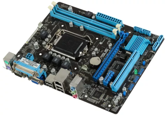 Carte Mère ASUS H61M-C LGA1155 Intel H61 2xDDR3 Pcie PCI 4xSATA 4xUSB Lpt Com