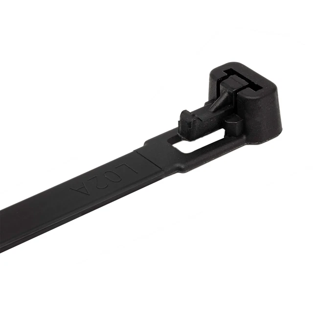 Set fascette RIUTILIZZABILI nere cinghie per cavi risolvibili UV 100-5000 3