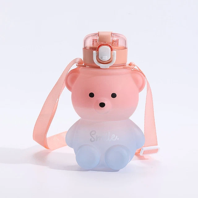 Kids Sport Drink Kettle Bear Cup Portable Travel Mug Cute Water Bottle 800ML