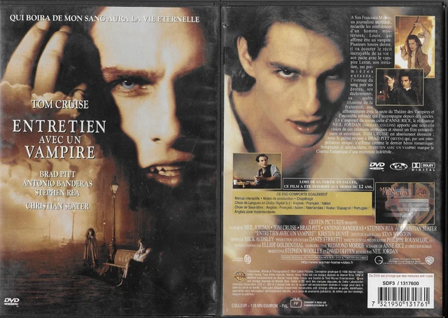 DVD - ENTRETIEN AVEC UN VAMPIRE avec TOM CRUISE, BRAD PITT / COMME NEUF LIKE NEW