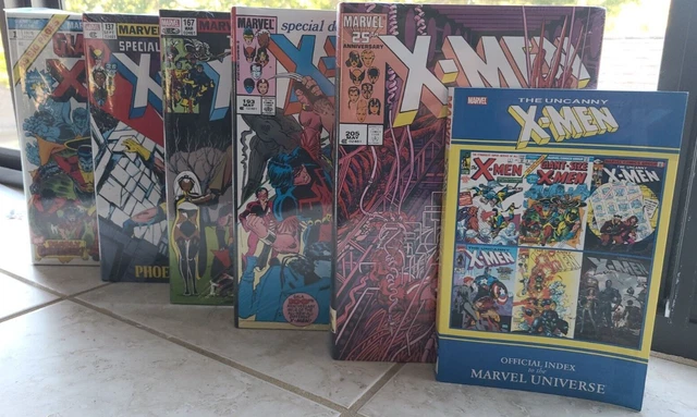 Uncanny X-Men Omnibus Vol 1, Vol 2, Vol 3, Vol 4, Vol 5 & X-Men OFFICIAL INDEX