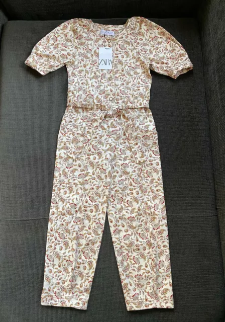 ZARA Kinder Jumpsuit/Overall Grün Gr. 140 NEU !!