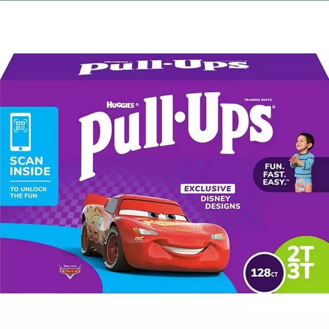 Huggies Pull Ups Learning Designs *Boys* Size 5T-6T *SAMPLE* of SIX (6)  Pants