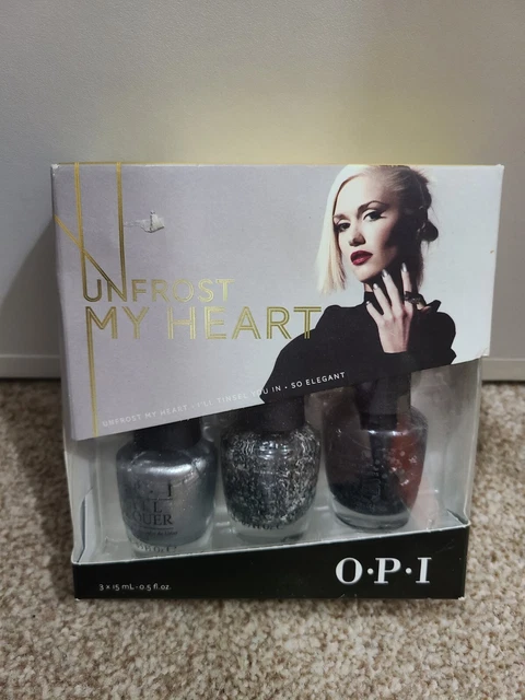 OPI Gewn Stefani Unfrost My Heart Nagellack - 3er Set - Brandneu