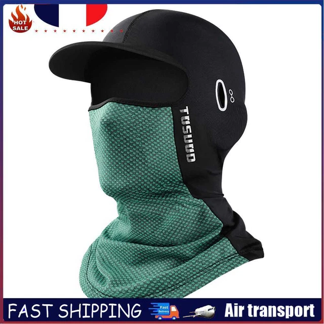 Motorcycle Balaclava Full Face Mask Cycling Sunscreen Headgear (Green)