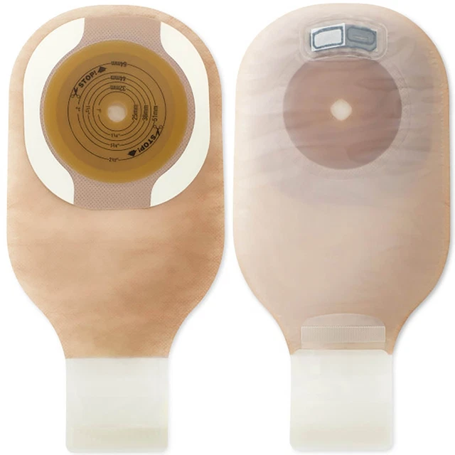 Premier One-Piece Drainable Ultra-Clear Filtered Ostomy Pouch, 12 Inch Length...