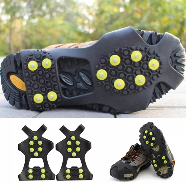 Over Shoe Studded Snow Grips Ice Grips Anti Slip Snow Shoes Crampons Cleats