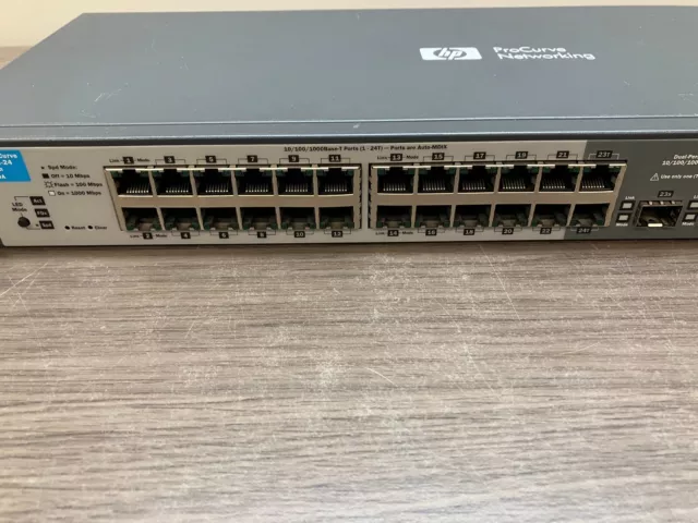 Conmutador HP ProCurve 1810G-24 (J9450A) - Conmutador Gigabit de 24 puertos - 2x SFP 3