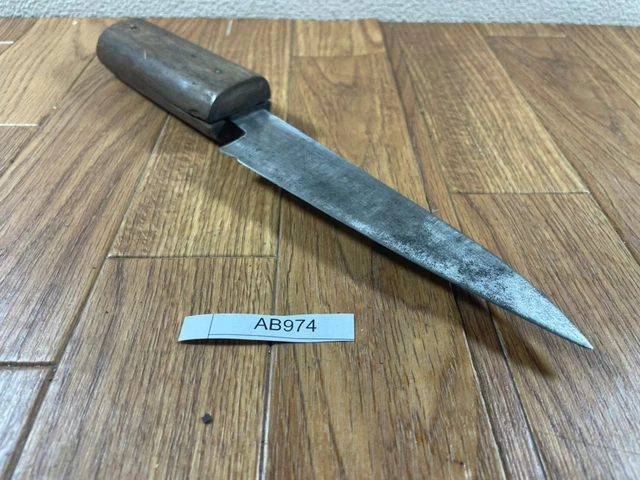 Giapponese Cucina Coltello Hocho Vecchio Vintage Da Giappone 160/295mm AB974