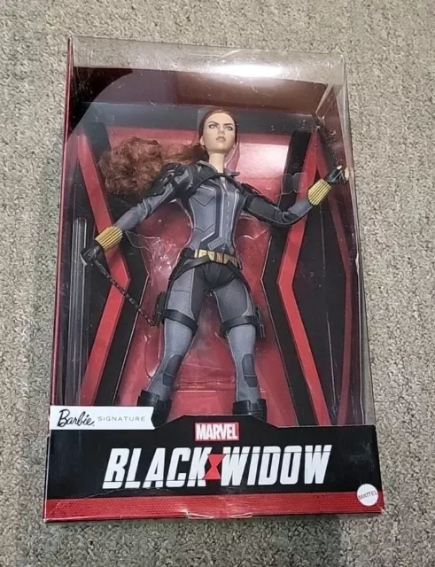 BARBIE BLACK WIDOW Marvel Version White Scarlett Johansson 2019 Mattel GHT82 181.47 PicClick UK