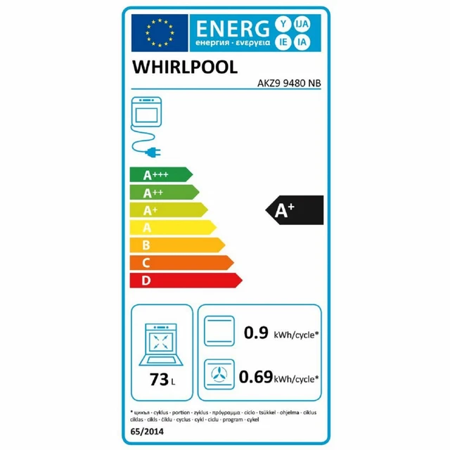 Four encastrable WHIRLPOOL AKZ99480NB 6eme sens 2