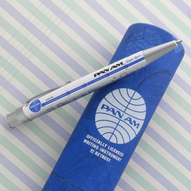 Retro 51 Tornado Rollerball Pen in Pan Am Clipper- NEW in Tube