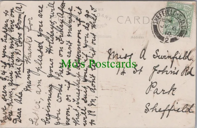 Genealogy Postcard - Swinfield, 14 St Johns Road,Park,Sheffield,Yorkshire GL593