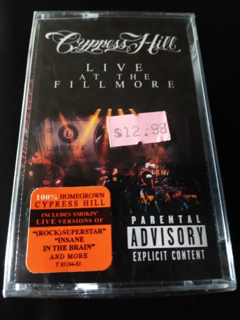 Cypress Hill Live At The Fillmore Rap Rare OG Brand New Sealed Cassette Tape