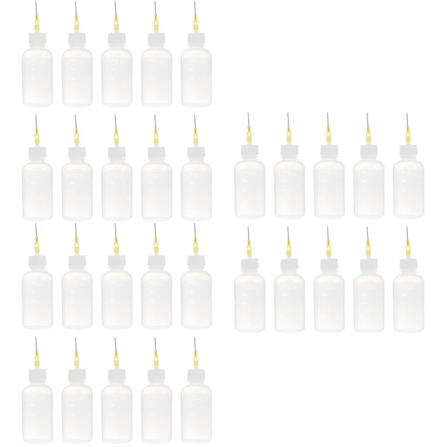 30 piezas Premium Tip Aplicador Botellas Adhesivas Útiles