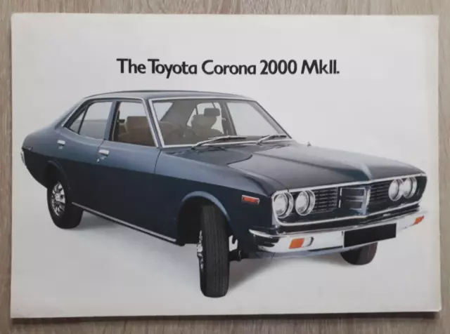 Toyota Corona 2000 Mk 2 Brochure 1975 - Saloon Estate