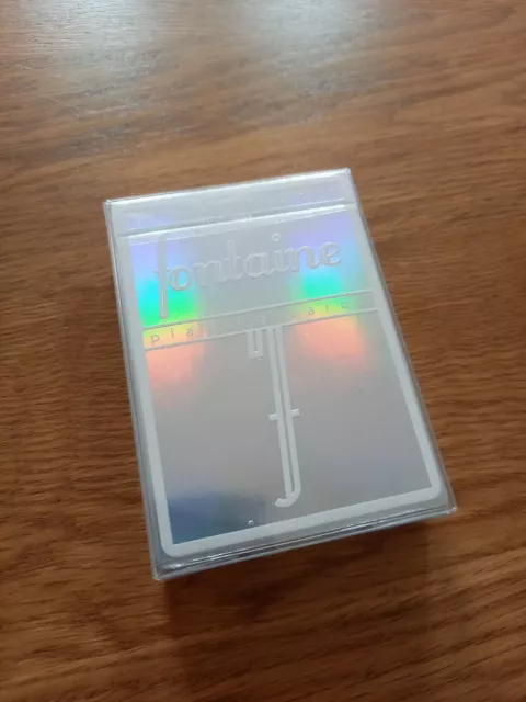 Holographic Fontaine Playing Cards New & Sealed Limited Edition Cardistry Deck