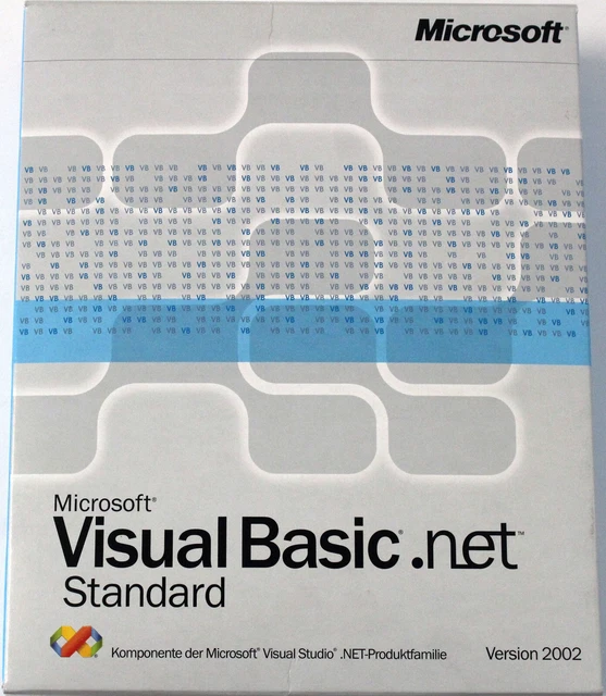 RARITÄT - MICROSOFT Visual Basic 2002 Standard - Windows - Deutsch ...
