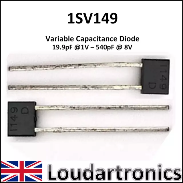 1SV149 (MVAM109) 19.9 - 540 pF Varicap Diode / Varactor