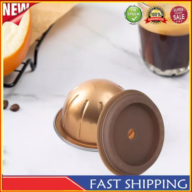 Refillable Silicone Lid Leakproof Seal Glass Cover for Vertuo Coffee Capsule Cup