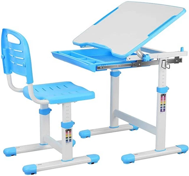 Scrivania bambini scrivania ragazzi regolabile con sedia mobili