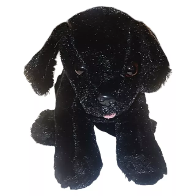 Melissa & Doug BENSON BLACK LAB PUPPY DOG 10" Plush STUFFED ANIMAL Toy
