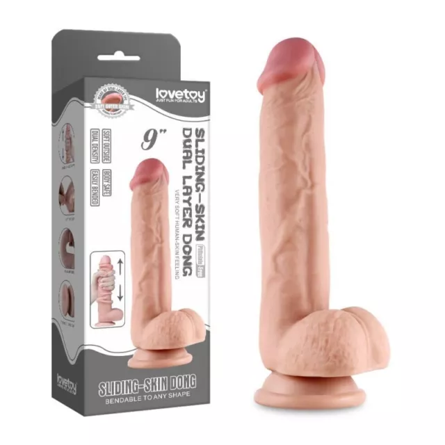 Gode Réaliste Ventouse Gode Anal Vaginal 19 x 4,2 cm Sextoys Homme Femme FR