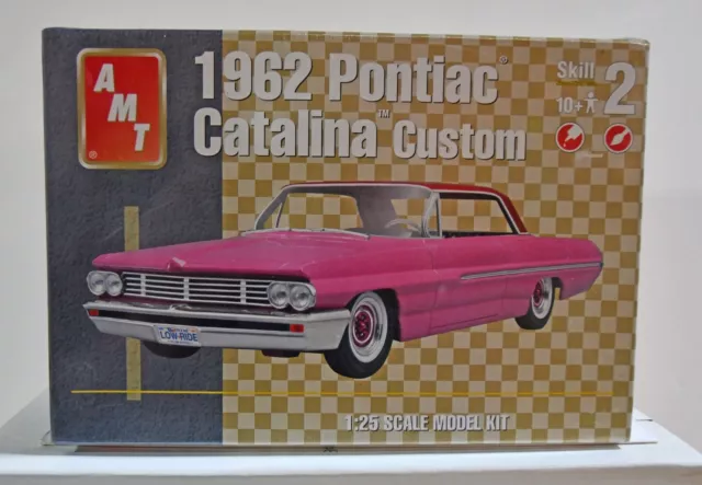 AMT 1962 Pontiac Catalina Custom Factory Sealed-Brand New No. 31520  1/25 Scale