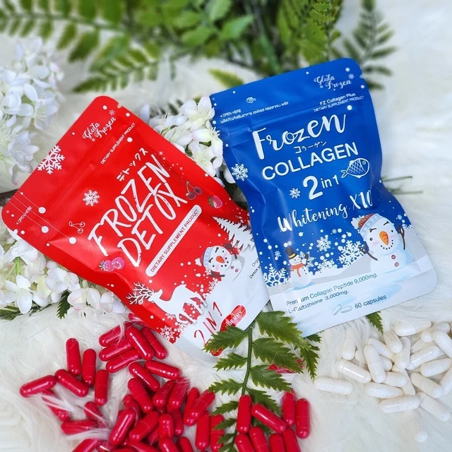 Frozen Collagen & Detox Anti Oxidant Weight Loss Skin Whiten Repair Supplement