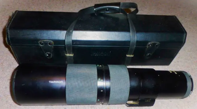 TAMRON 200 - 500mm F6.9 MANUAL FOCUS TELE ZOOM LENS 06A USES ADAPTALL MOUNTS