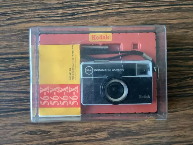 Appareil Photo Vintage Kodak Instamatic 155X - Compact 35mm Allemagne Années 70 - Avec étui