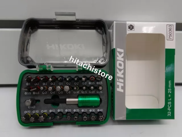 Kit Inserti Da 32 Pz. Hta750363 Hikoki Per Trapano Avvitatore