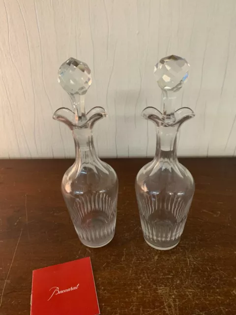 Satz 2 Dekanter Aus Glas Baccarat (Preis Von Zwei Stück)