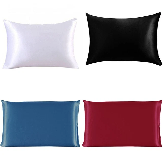 Funda de cojín seda artificial accesorios suaves funda de cojín sobre funda de cojín