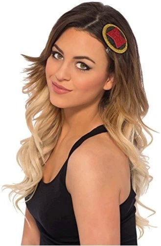 Marvel Women's Universe Black Widow Hair Comb,, As Shown, Size One Size YstI