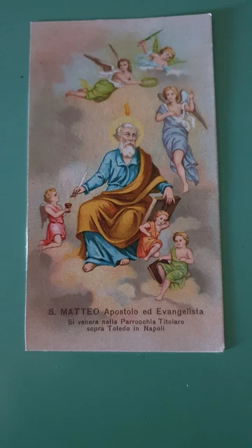 Santino Antico S.matteo Venerato Toledo Napoli Raro!!!