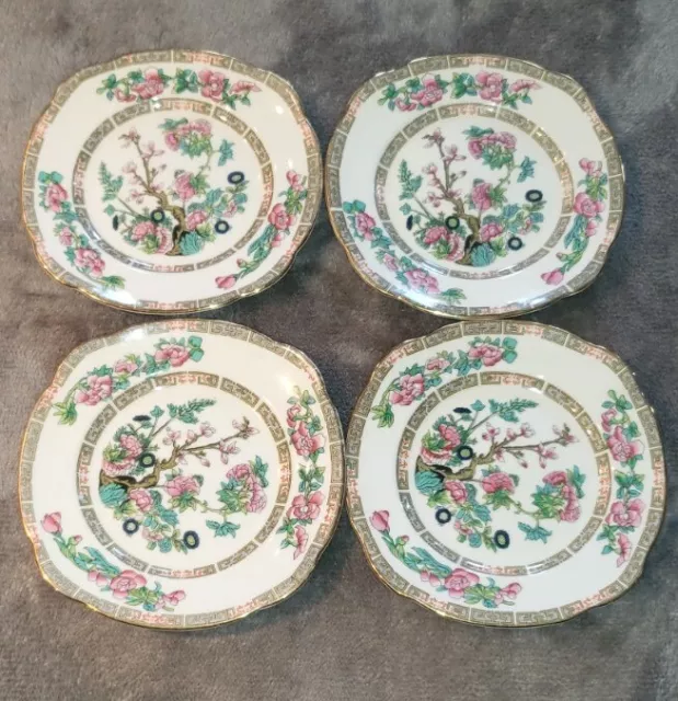 4 X Duchess China Indian Tree Small Side Tea Plates