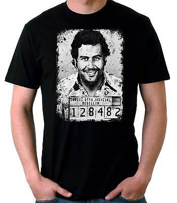 Camiseta Hombre Pablo Escobar Narcos Plata o Plomo t-shirt manga corta