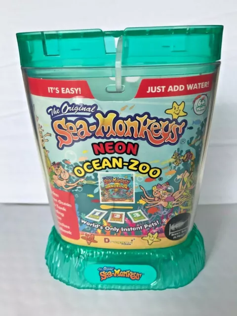 Amazing Live Sea Monkeys Ocean Zoo Marine Aquarium NEON Sea Foam 23232