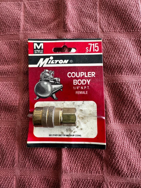 Milton 715BK Fnpt M Style Coupler, 1/10,2 Cm, Confezione Da 100, 715 - Foto 5